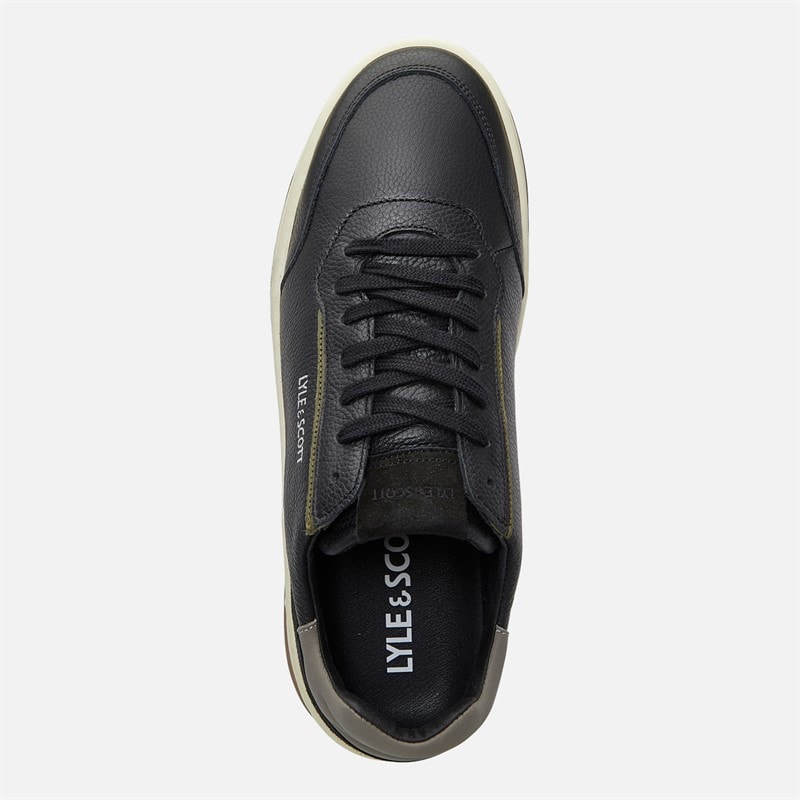 Lyle And Scott Herren Merose Sneaker Schwarz - Bild 4