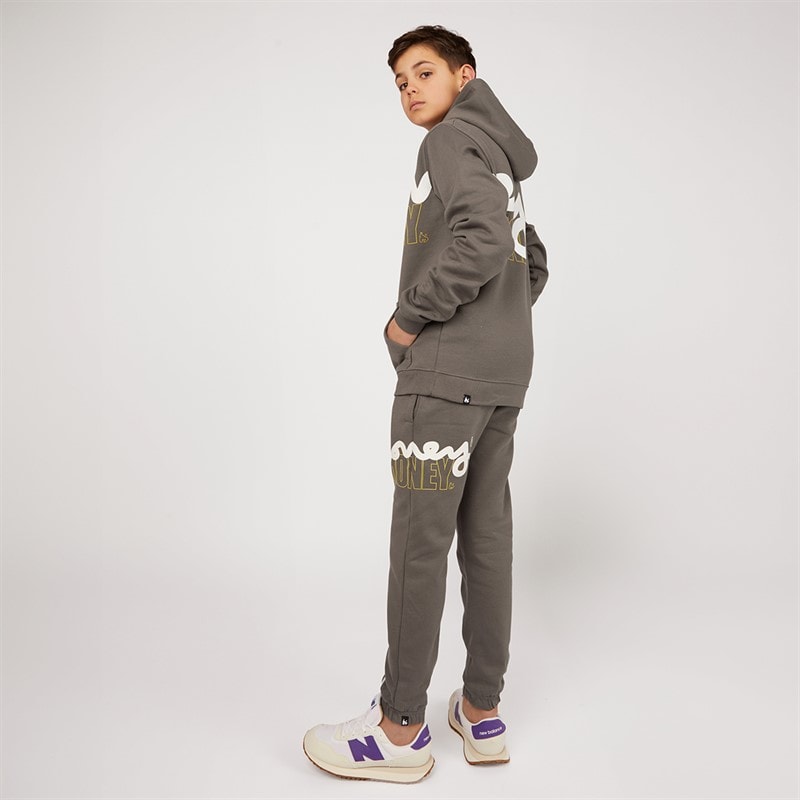 Money Junge Tracksuit Block-Muster Dunkelgrau - Bild 2