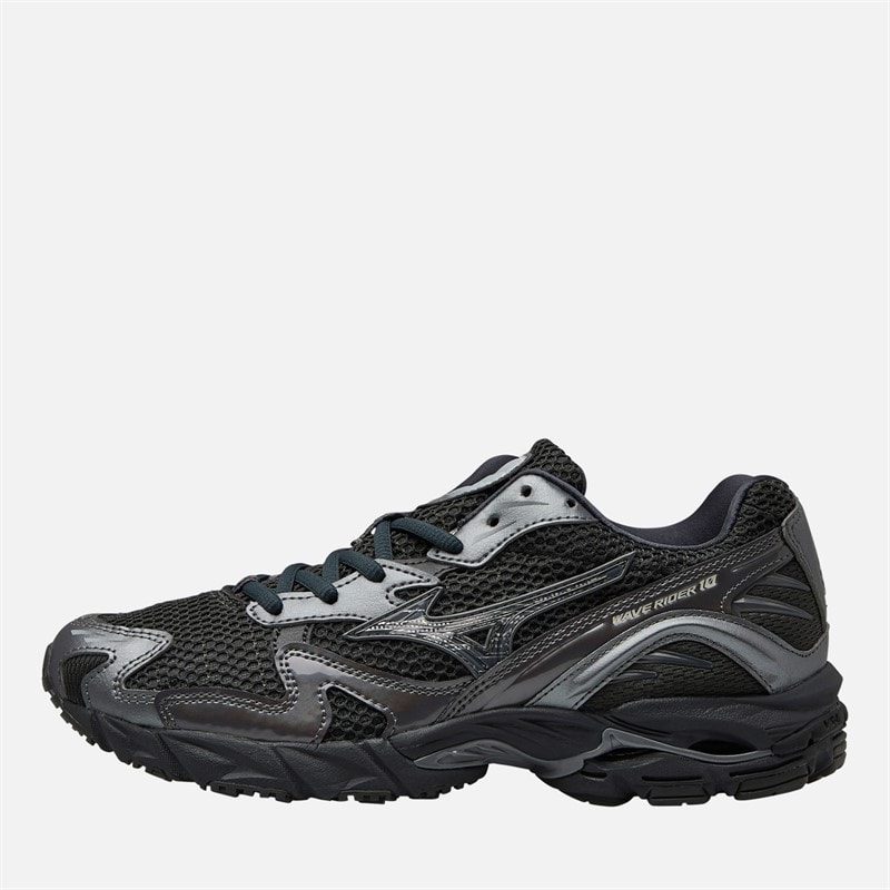 Mizuno Wave Rider 10 Sneakers Black Sand/Black Sand/Metallic Gray - Afbeelding 1