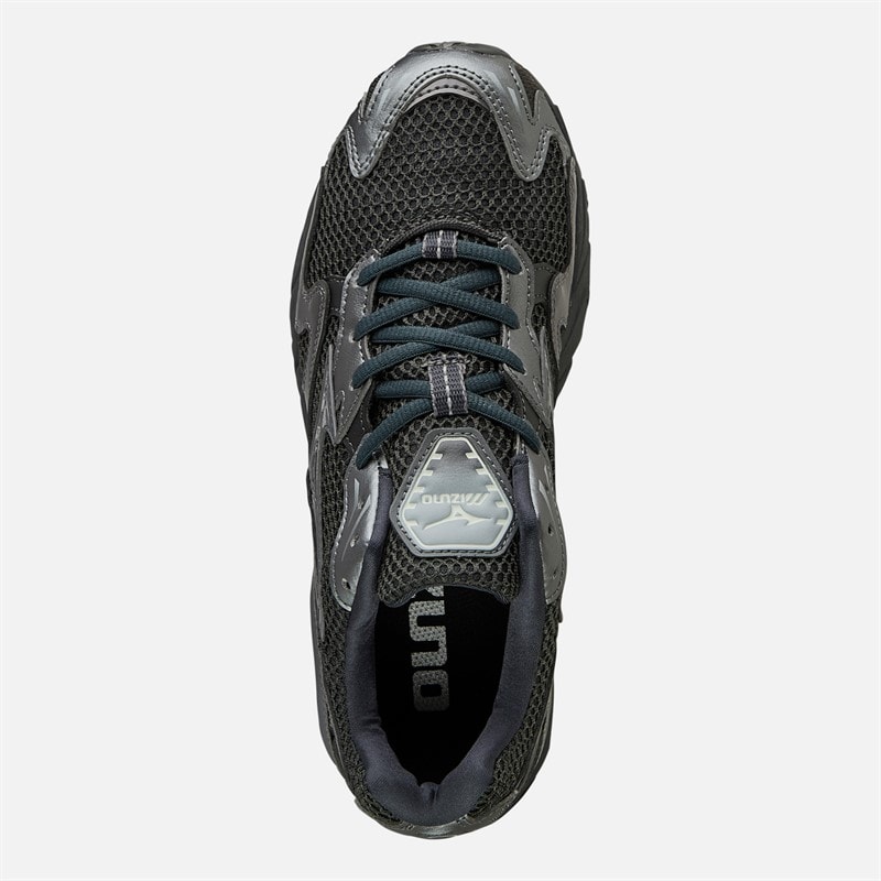 Mizuno Wave Rider 10 Sneakers Black Sand/Black Sand/Metallic Gray - Afbeelding 4