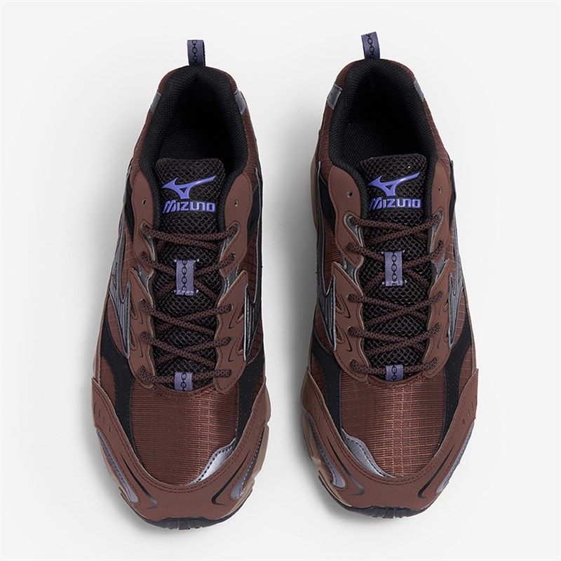 Mizuno MXR Trainers Chicory Coffee/Silver/Zwart - Afbeelding 2