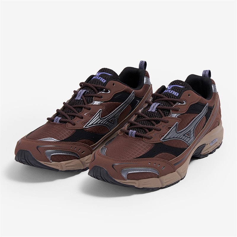 Mizuno MXR Trainers Chicory Coffee/Silver/Zwart - Afbeelding 3