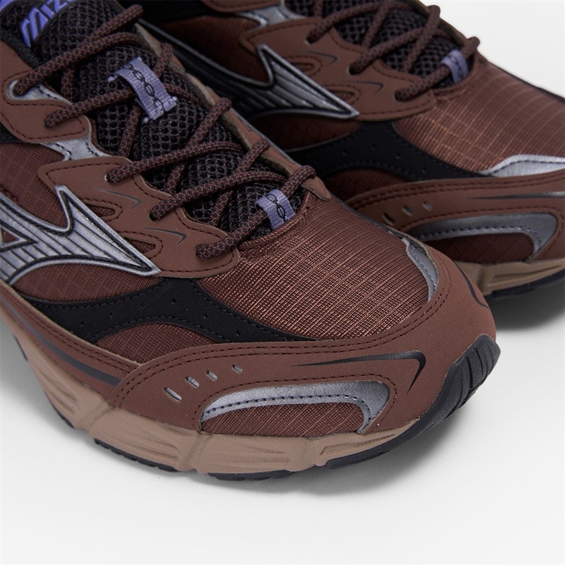 Mizuno MXR Trainers Chicory Coffee/Silver/Zwart - Afbeelding 5