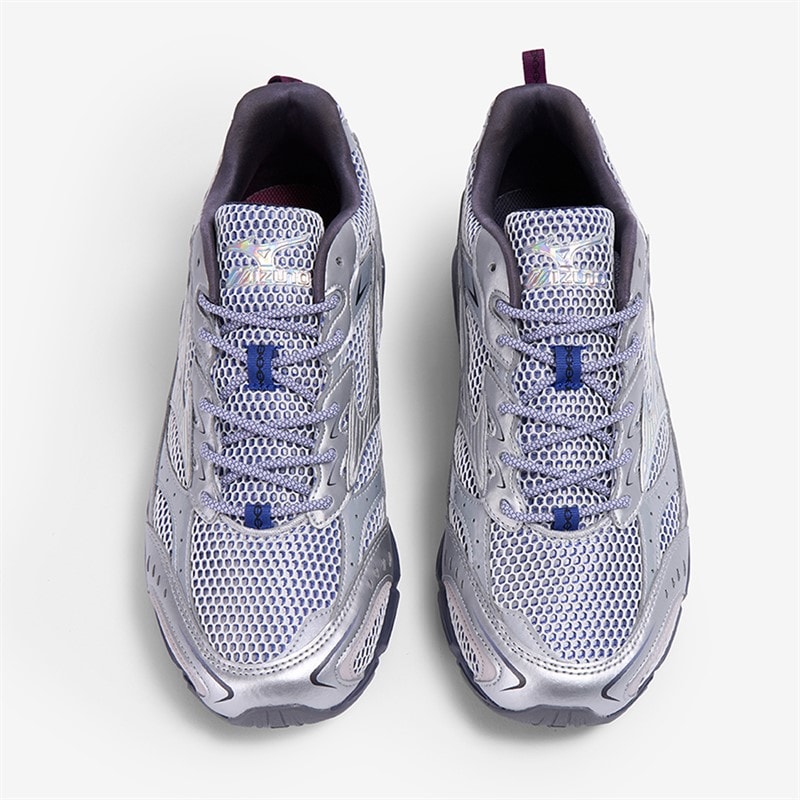 Mizuno Heren MXR Space Pack Sneakers Silver/Silver/Nimbus Cloud - Afbeelding 3