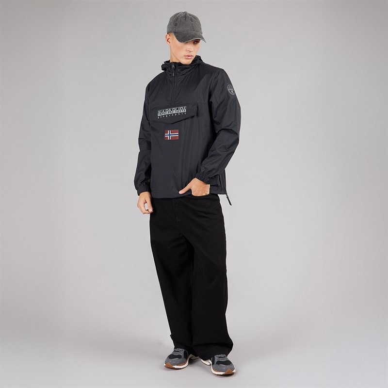 Napapijri Heren Arper Lite Anorak Zwart - Afbeelding 4