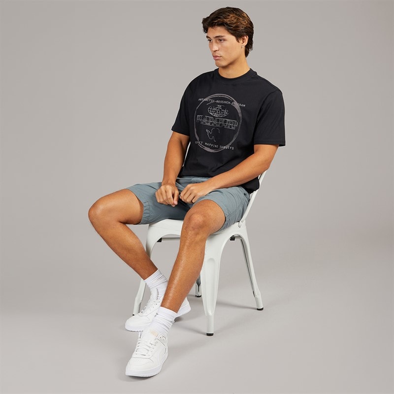 Napapijri Heren Kaal T-shirt Black Beauty - Afbeelding 4