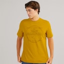 Napapijri Heren Kaal T-shirt Gold Flake