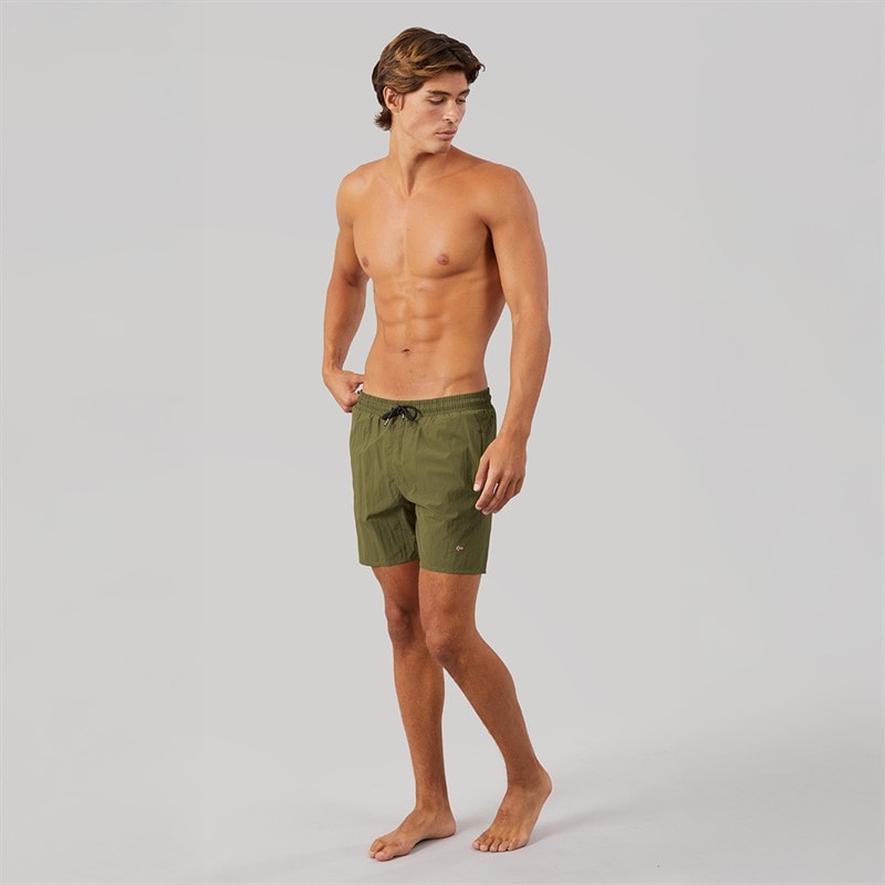 Napapijri Shorts de bain Haldane Homme Dark Olive - Image 4