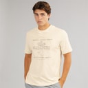 Napapijri Heren Kaal T-shirt Beige Dimity