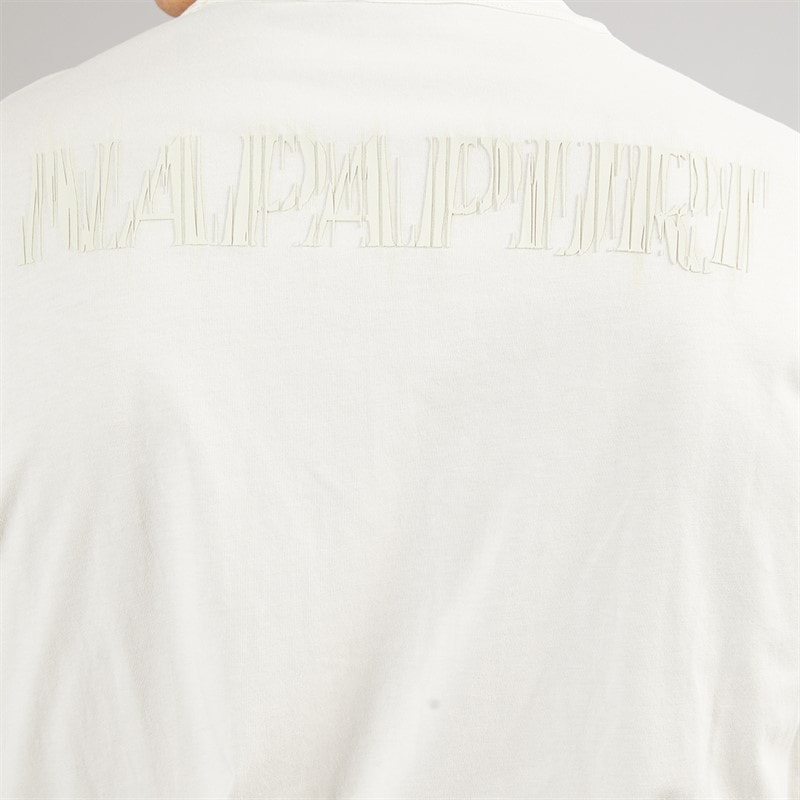 Napapijri Herren Umbra T Shirt White Whisper - Bild 5