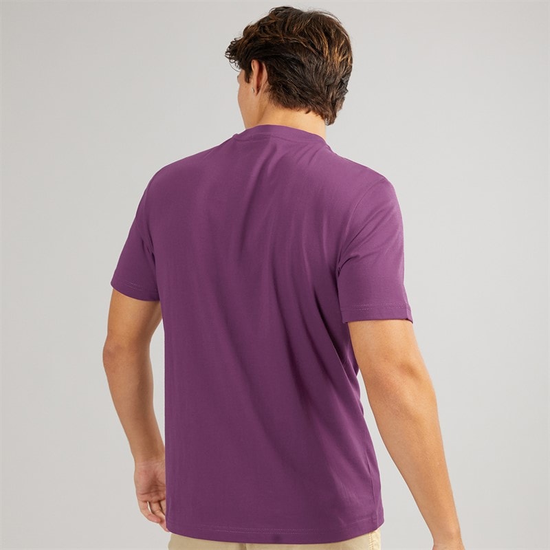 Napapijri Lodestar T-shirt dla niego kolor Purple Pass – zdjęcie  2