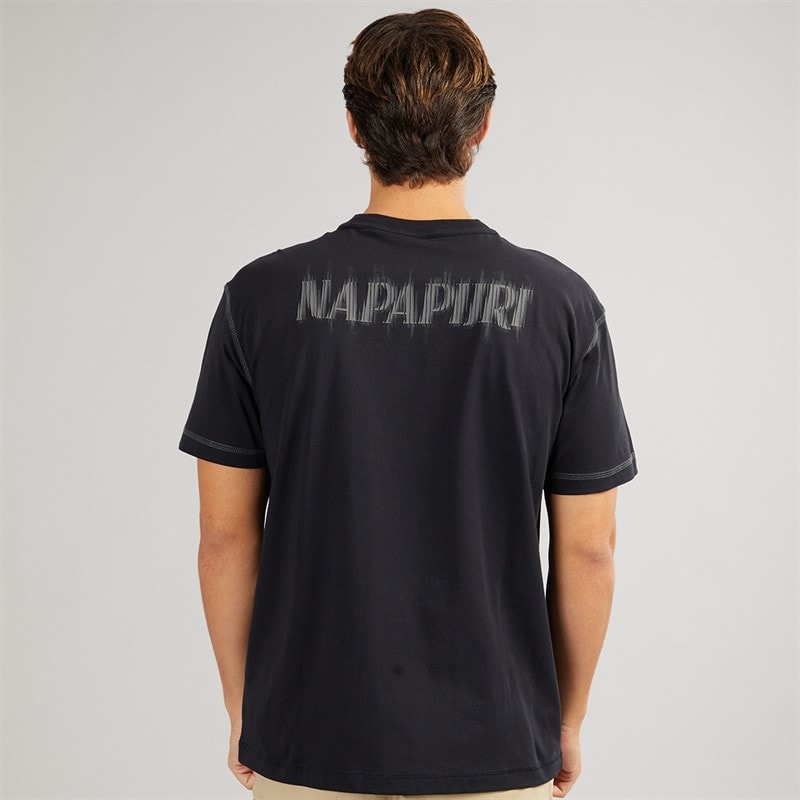 Napapijri Heren Umbra T-shirt Black Beauty - Afbeelding 2