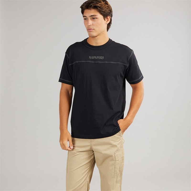 Napapijri Heren Umbra T-shirt Black Beauty - Afbeelding 5