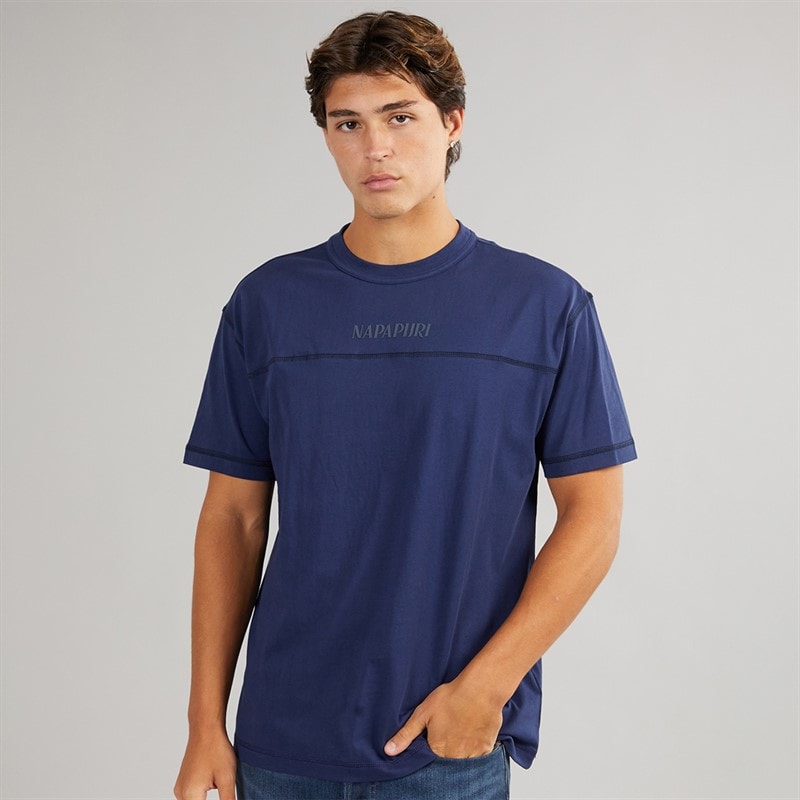 Napapijri Herren Umbra T Shirt Naval Acade - Bild 2