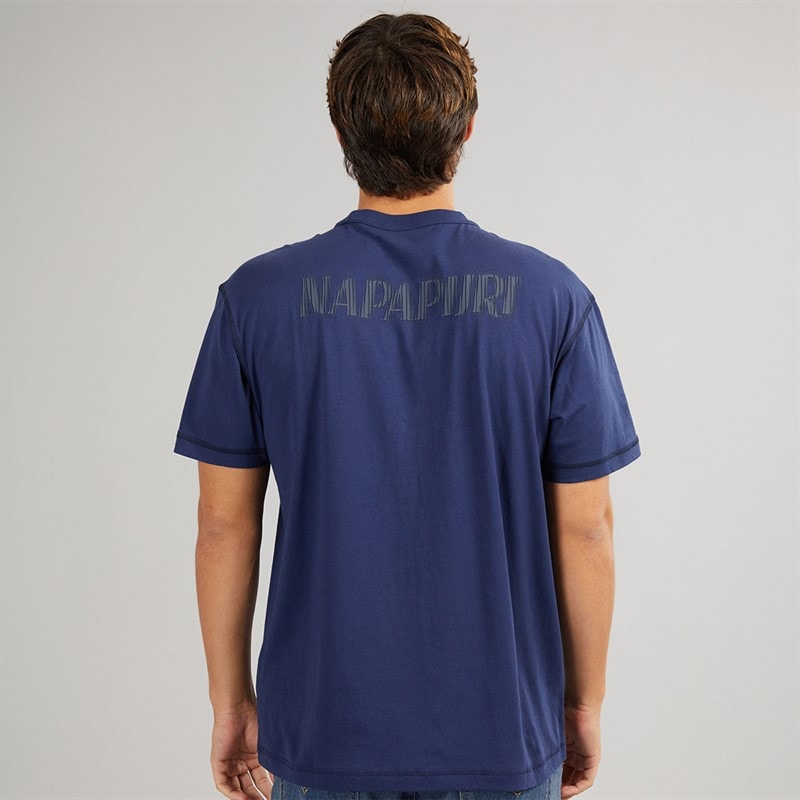 Napapijri Herren Umbra T Shirt Naval Acade - Bild 3