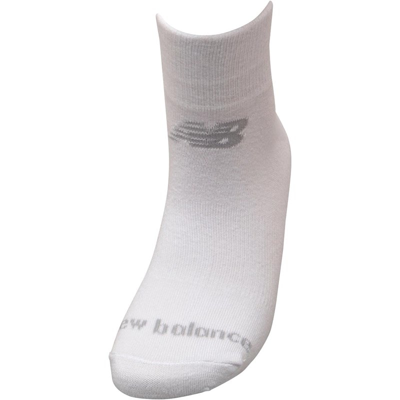 New Balance lot de 3 chaussettes courtes blanches - Image 2