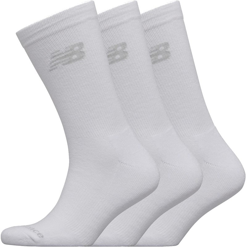 New Balance Drie Paar Gedempte Kousen Wit