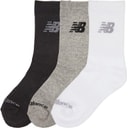 New Balance Junior Sokken Drie Paar Gedempte Crew Sokken Multi