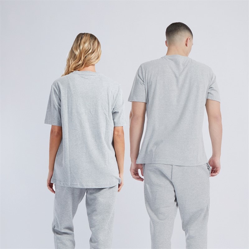 New Balance NB T-shirt Oversized Grijs Melange voor heren - Afbeelding 2