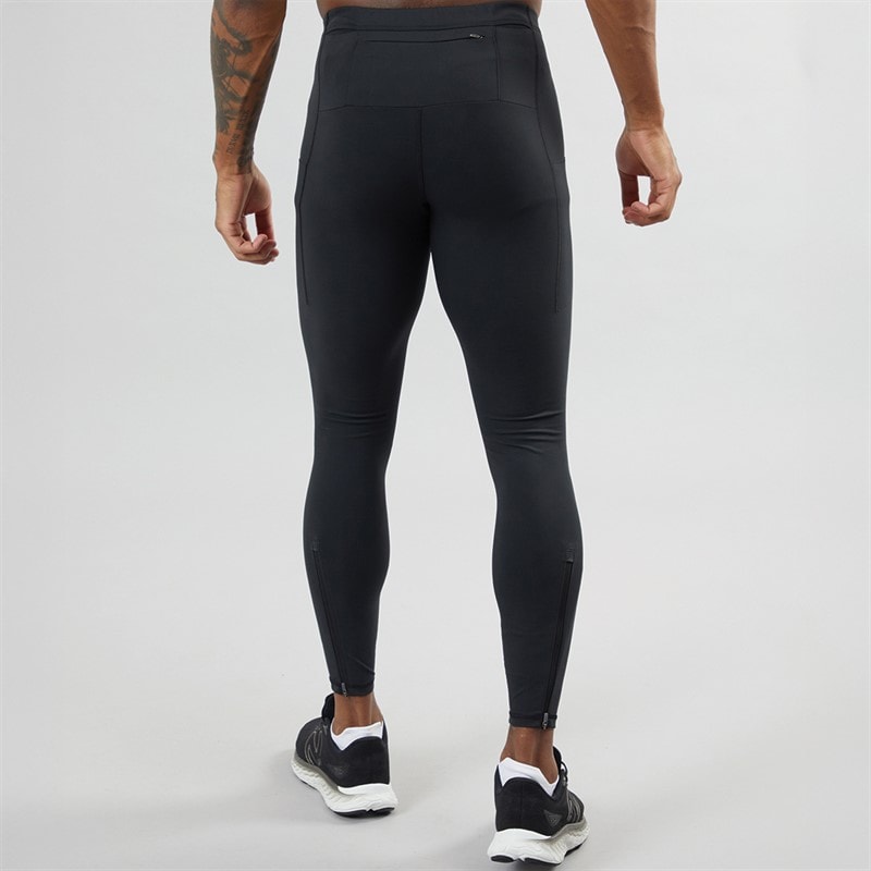 New Balance Heren NB Sleek Pocket Running Tight Leggings Schwarz - Afbeelding 2
