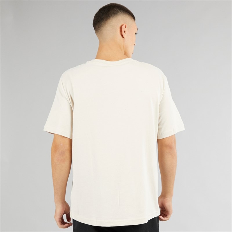 New Balance Heren Leven In Balans Oversized T-Shirt Moonbeam - Afbeelding 2