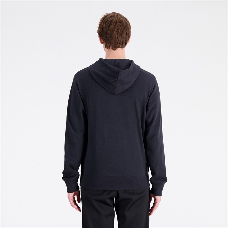 New Balance Heren Sport Logo Hoodie Zwart - Afbeelding 2