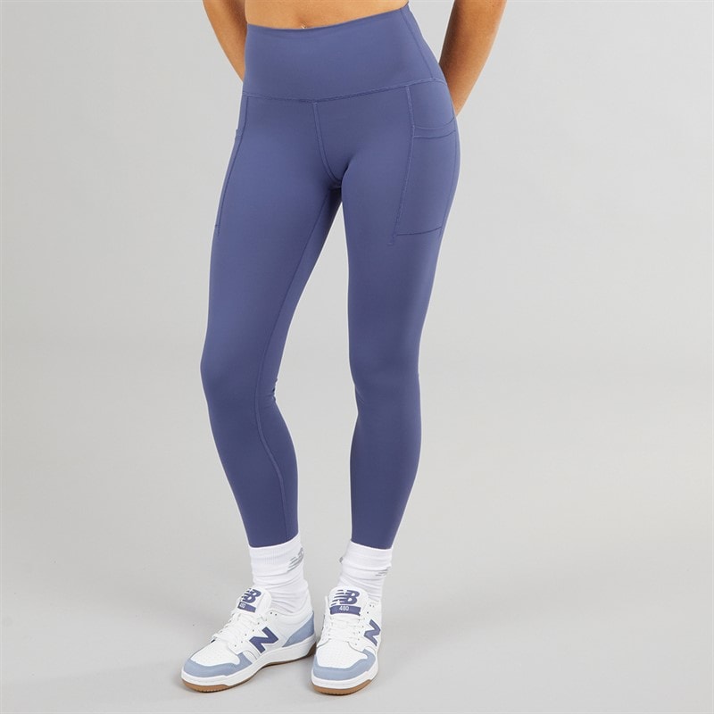 New Balance Dames Slanke NB Dry Zak Hoge Taille Strakke Leggings Droom Staat - Afbeelding 1
