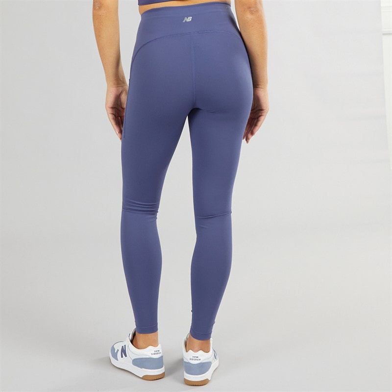 New Balance Dames Slanke NB Dry Zak Hoge Taille Strakke Leggings Droom Staat - Afbeelding 3