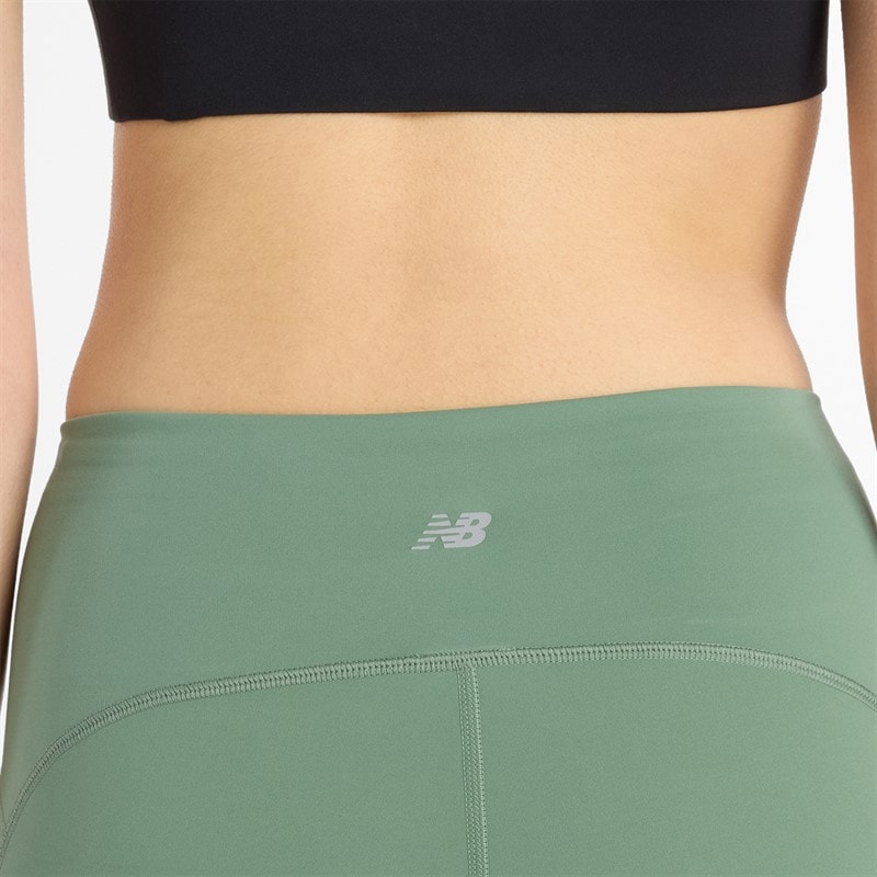 New Balance Dames Strakke NBDry Zak Hoge Taille Strakke Leggings Donker Juniper - Afbeelding 3