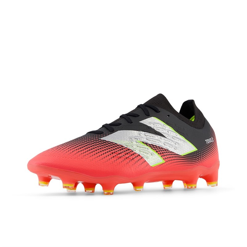 New Balance Tekela Magia Low Veters V4 FG Stevige Ondergrond Voetbalschoenen Zwart - Afbeelding 3
