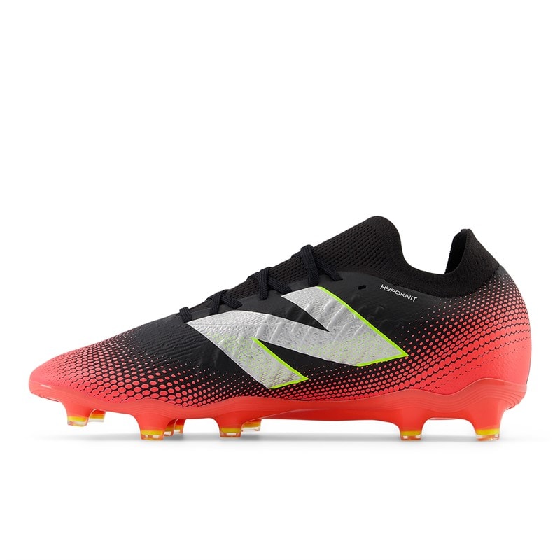 New Balance Tekela Magia Low Veters V4 FG Stevige Ondergrond Voetbalschoenen Zwart - Afbeelding 5