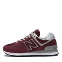 New Balance Dames 574 Core Sneakers Bordeau