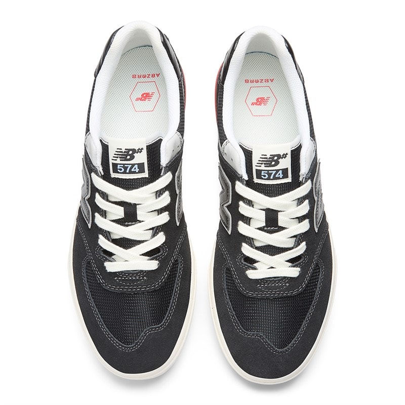 New Balance 574 Vulc buty skate sneakersy dla niego kolor czarny – zdjęcie  4