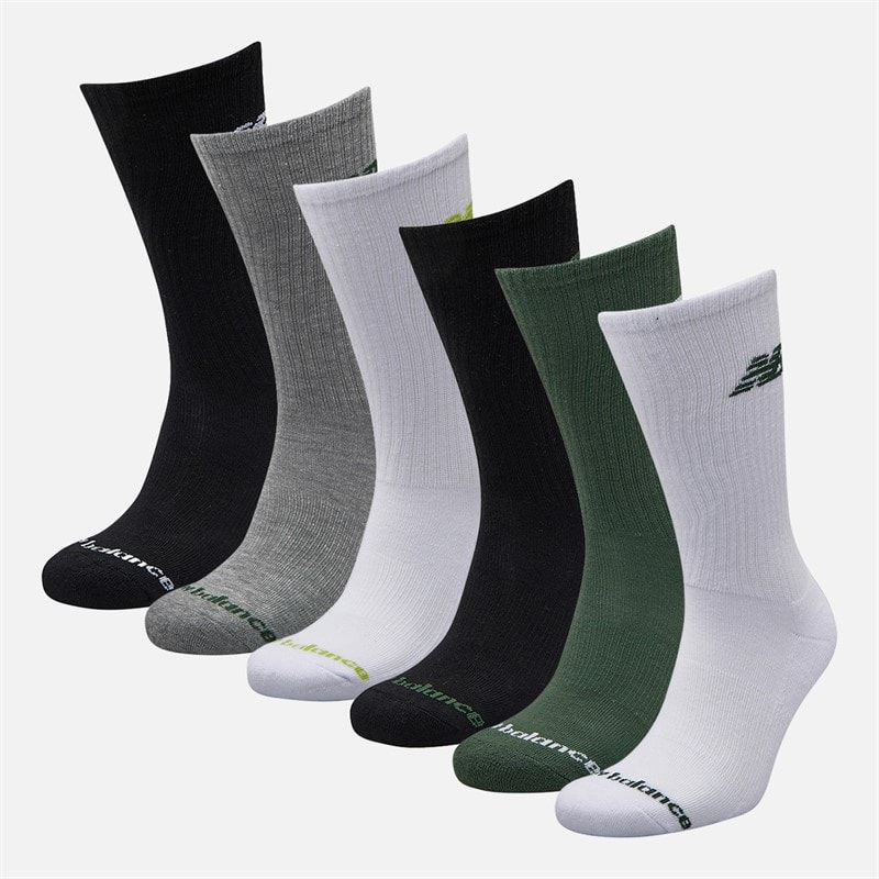 New Balance Saisonales Sechserpack Crew Socken Multi - Bild 2