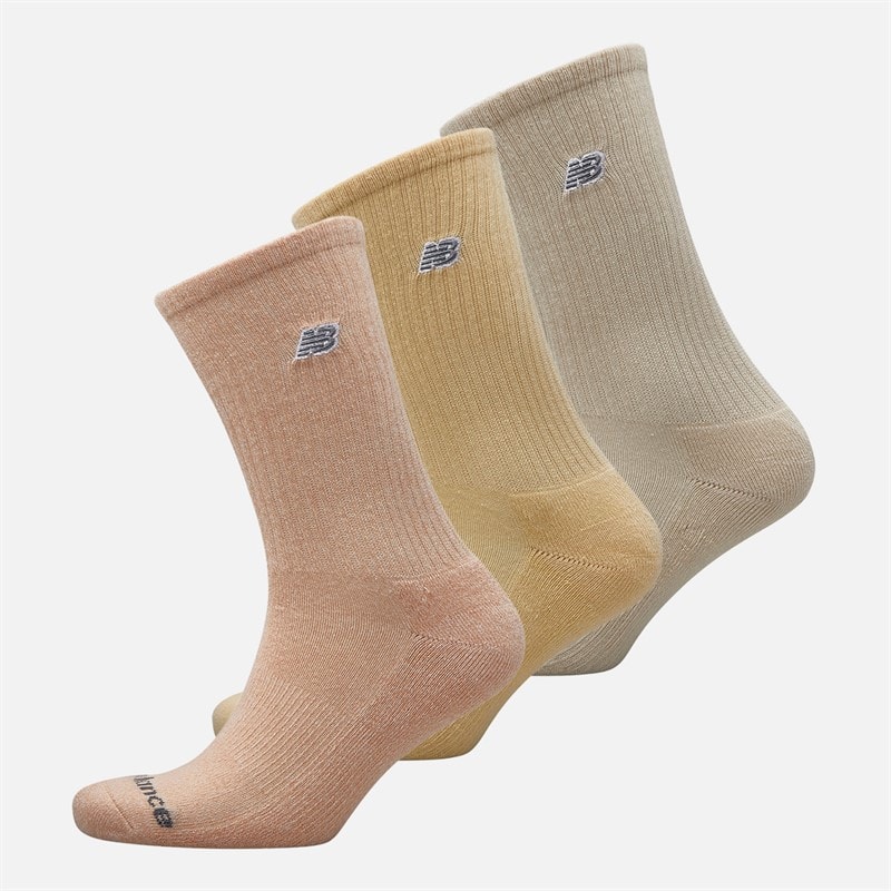 New Balance Grijze Patch Logo Driemaal Crew Sokken Multi - Afbeelding 1