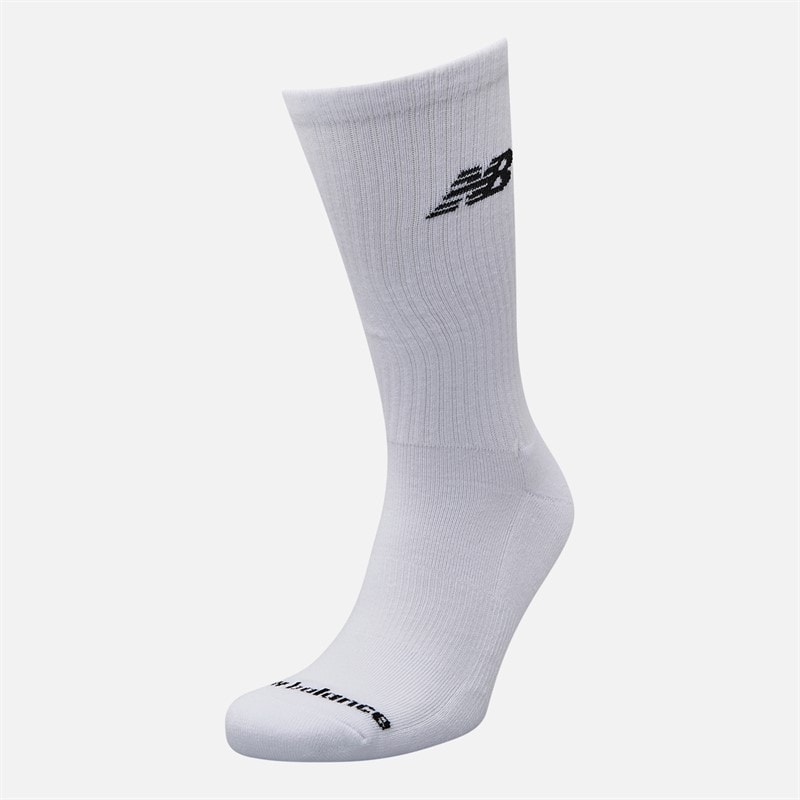 New Balance Herren Drei Pack Crew Socken jeden Tag Weiß - Bild 2