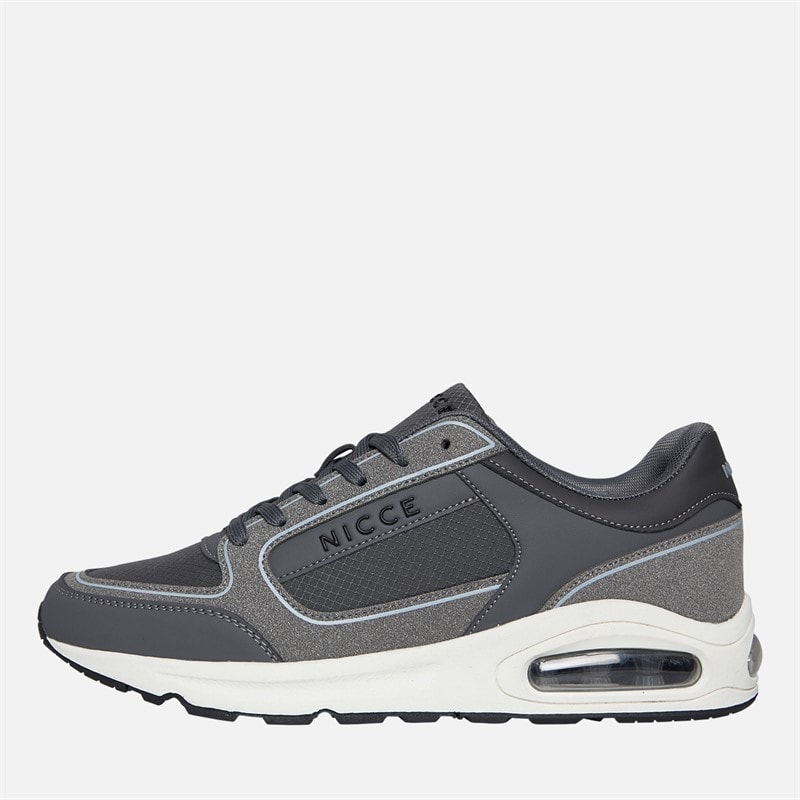 NICCE Heren Elossi Sneakers Coal/Grijs/Light Grey - Afbeelding 1