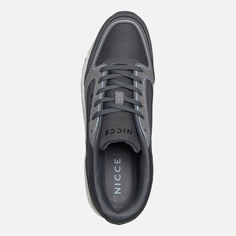 NICCE Heren Elossi Sneakers Coal/Grijs/Light Grey - Afbeelding 4