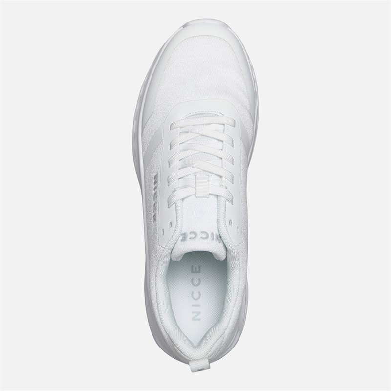 NICCE Baskets Frantor Homme White Mono - Image 4