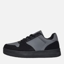 NICCE Herren Bassaro Turnschuhe Schwarz/Grau Black / Grey