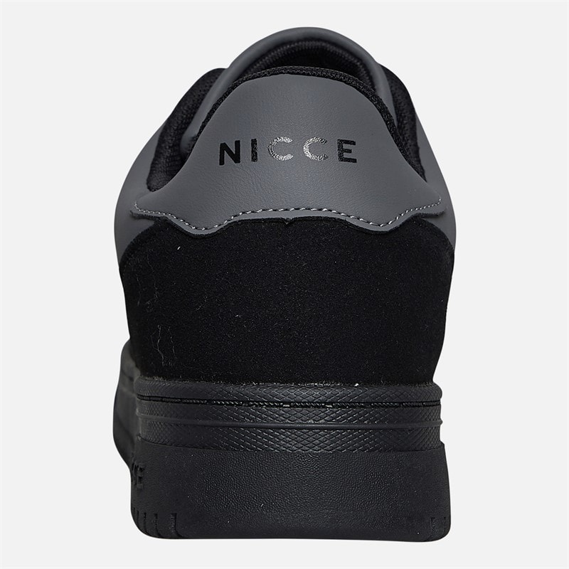 NICCE Herren Bassaro Turnschuhe Schwarz/Grau Black / Grey - Bild 3