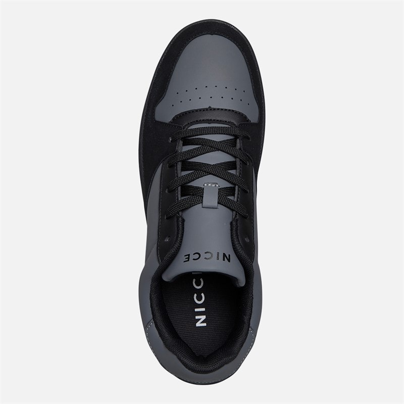 NICCE Herren Bassaro Turnschuhe Schwarz/Grau Black / Grey - Bild 4