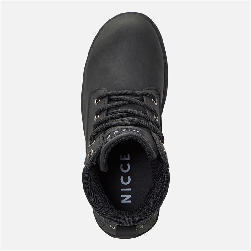 NICCE Junior Junge Hoxton Stiefel Schwarz - Bild 4