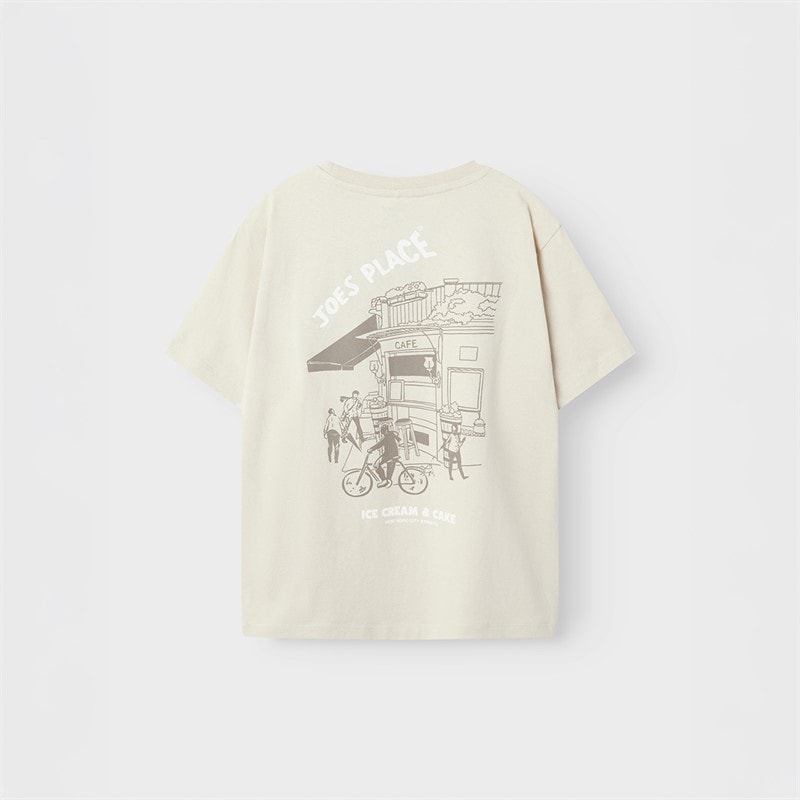 Name It Junge Saldur T Shirt Brown Rice - Bild 2