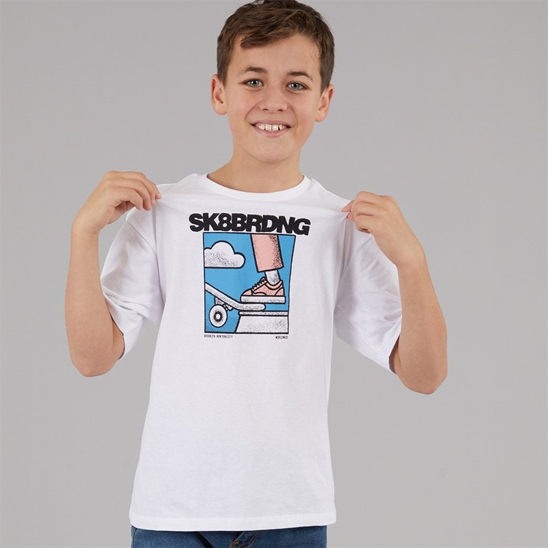 Name It Jongens Saldur T-shirt Wit