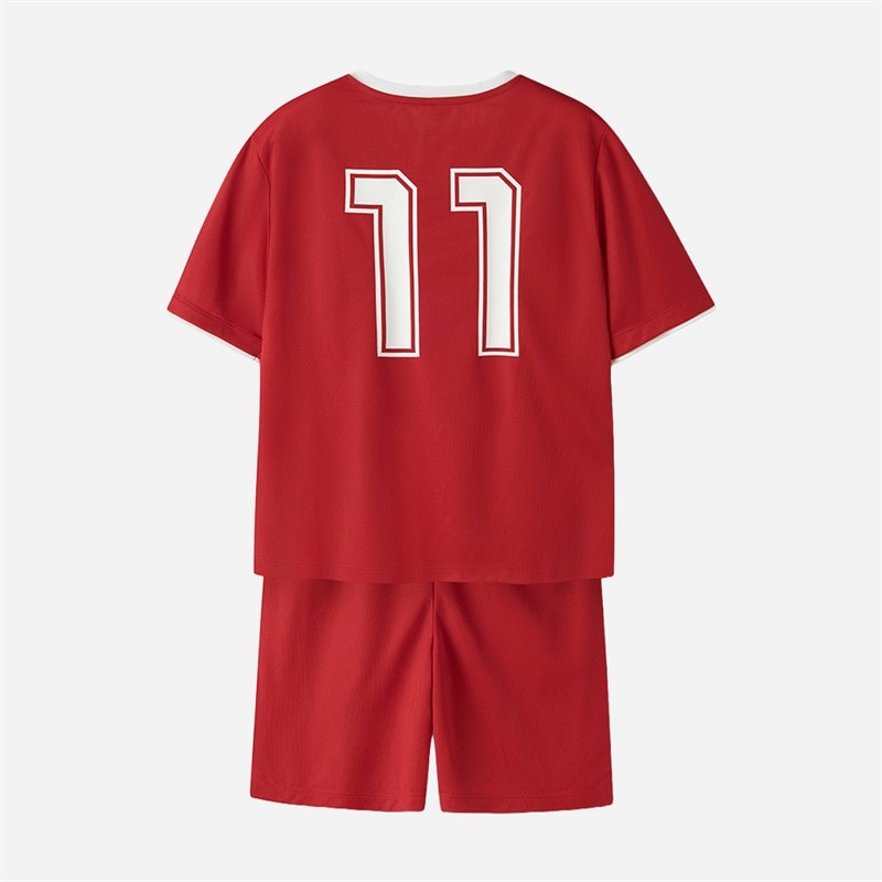 Name It Kinderen Denemarken Team Korte Sets True Red Denmark - Afbeelding 2