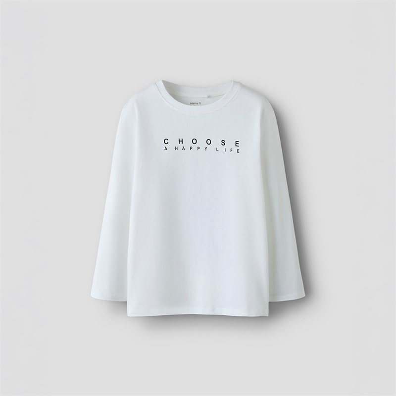 Name It T-shirt à manches longues Nestor Garçon Bright White - Image 2