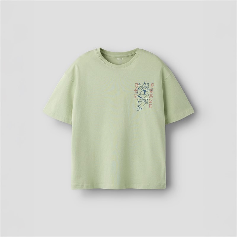 Name It Jongens Theo T-shirt Swamp - Afbeelding 2