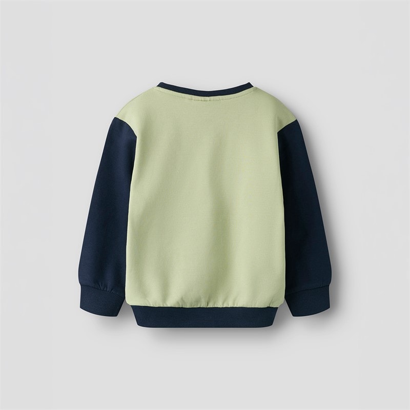 Name It Jongens mini badstof sweatshirt Navy Blazer - Afbeelding 2
