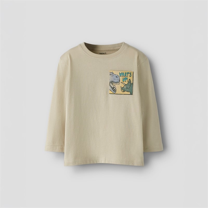 Name It Jongens Mini Sikalasi Lange Mouw T-shirt Peyote - Afbeelding 2